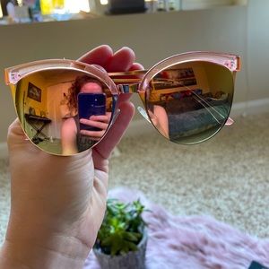 Fun Fashion Pink Cat eye Sunglasses